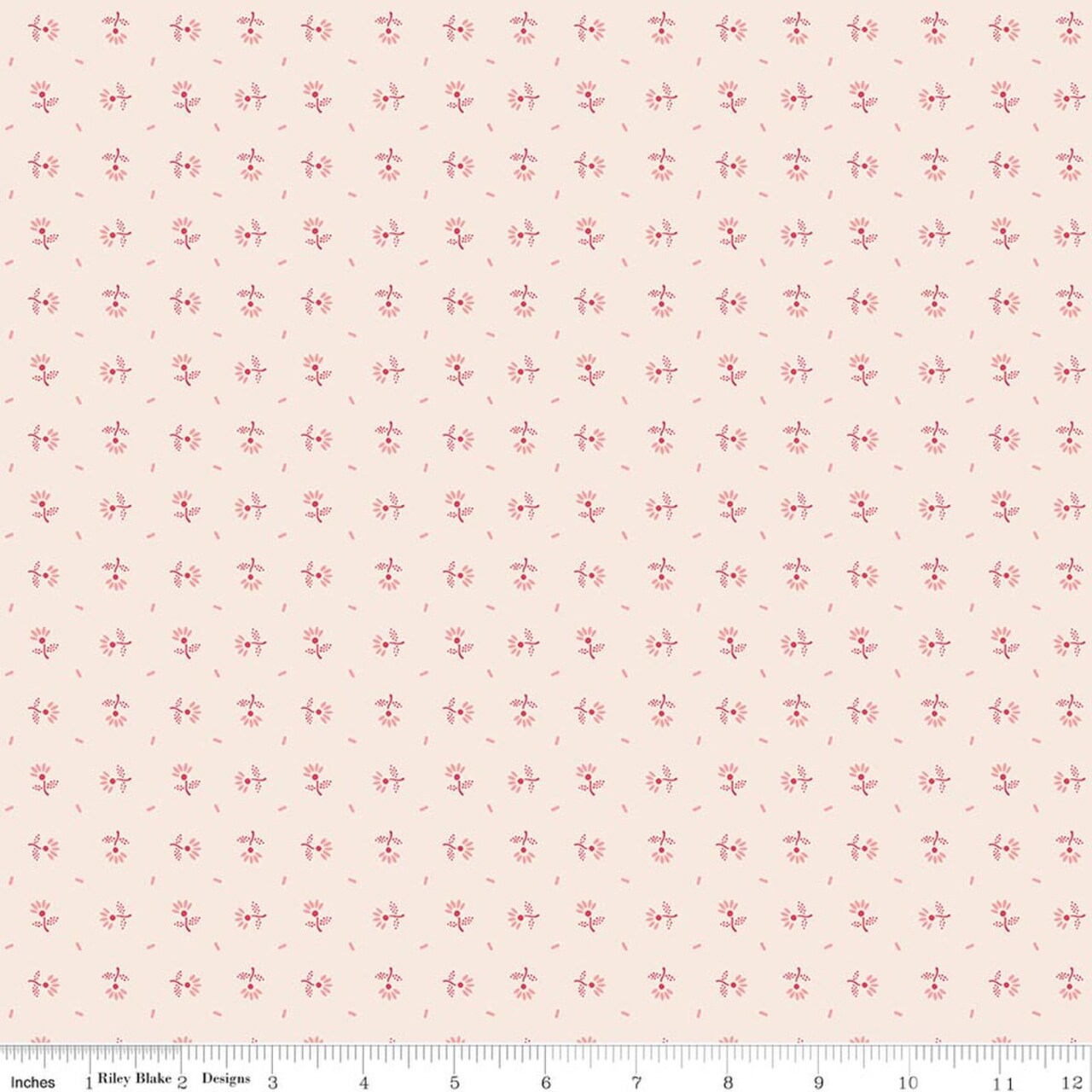 Blooms in Latte (c17399-latte) | Berry & Sage | Lori Holt | Riley Blake